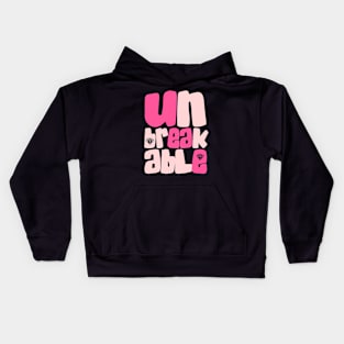 Unbreakable girl Kids Hoodie